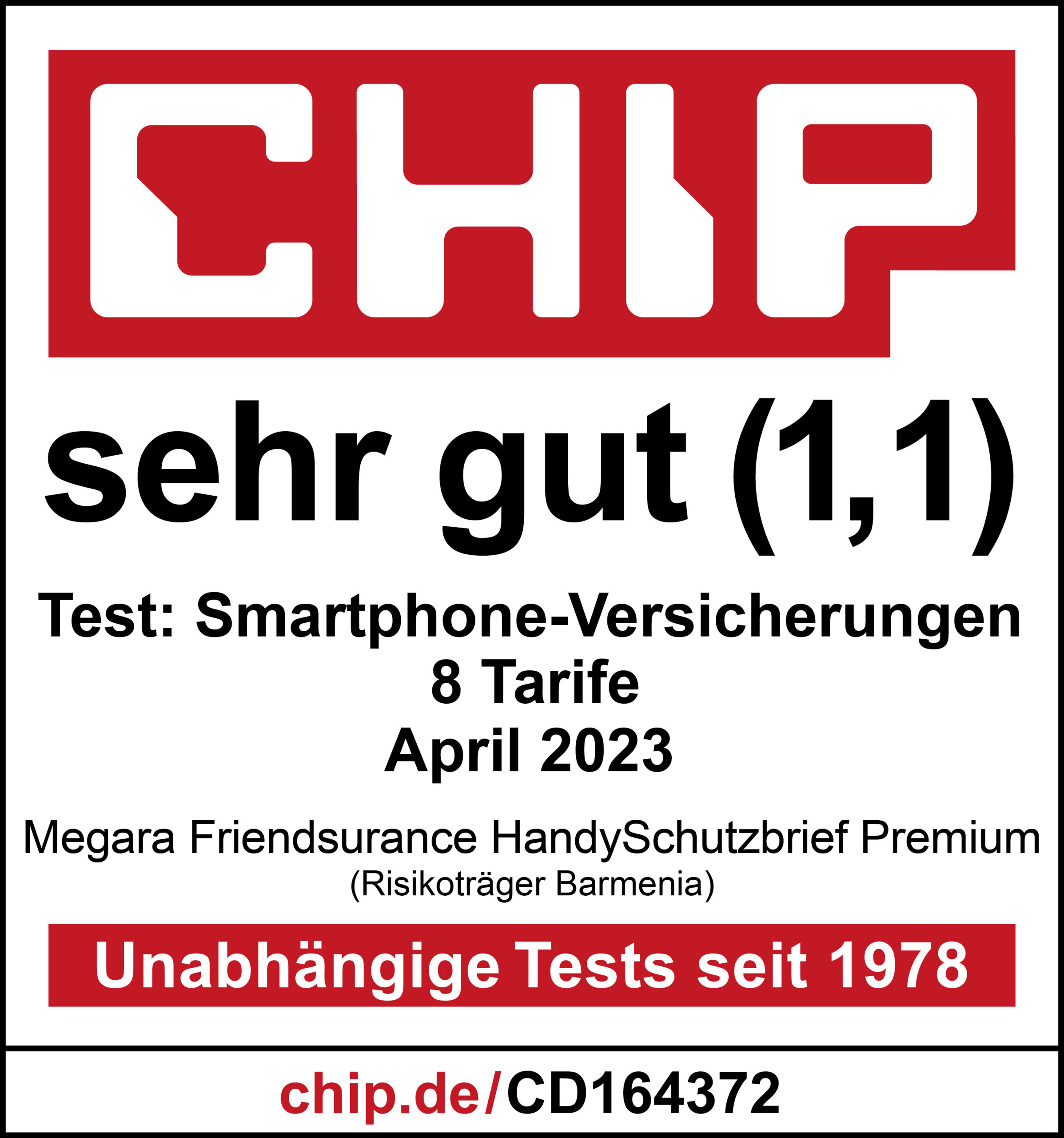 Megara Friendsurance HandySchutzbrief Premium CD164372 2023 scaled